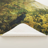 森の中のハンター（H.A. Brendekilde著） シェルパブランケット (3/4)