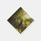 森の中のハンター(H.A. Brendekilde著) スタンダードカクテルナプキン (角)
