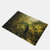 森の中のハンター（H.A. Brendekilde著） ドアマット (アングル)