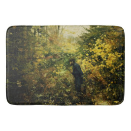 森の中のハンター（H.A. Brendekilde著） バスマット