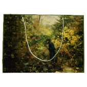 森の中のハンター(H.A. Brendekilde著) ラージペーパーバッグ (裏面)