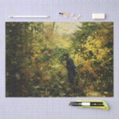 森の中のハンター(H.A. Brendekilde著) 薄葉紙 (クラフト)