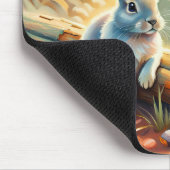 森の中のバンニー マウスパッド (コーナー)