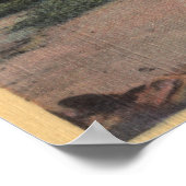 森の中のヒグマ ポスター (角)