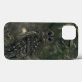 森の中のフクロウIPhoneケース Case-Mate iPhoneケース (裏面 (横))