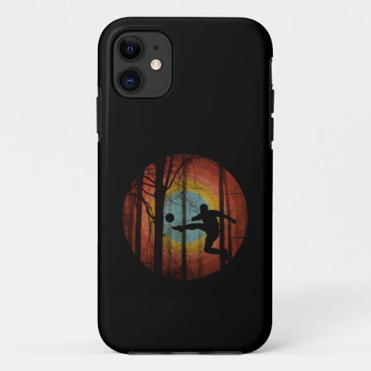 森の中のフットボールのユーモア Case-Mate iPhoneケース (裏面)