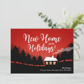 森の中のホリデーズハウスのための新しいホーム 招待状 (スタンド正面)