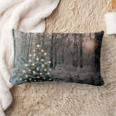 森の中のメリークリスマス ランバークッション (ブランケット)