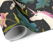 森の中のユニコーン ラッピングペーパー (ロールコーナー)