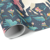 森の中のユニコーン ラッピングペーパー (ロールコーナー)