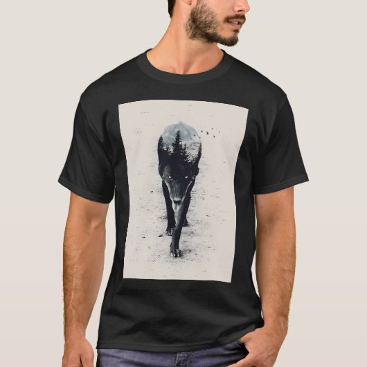 森の中のユン Tシャツ (正面)