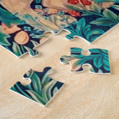 森の中のライオン、ウィリアム・モリス ジグソーパズル (側面)