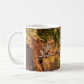 森の中のリス コーヒーマグカップ (左)