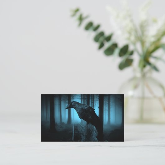 森の中のレイヴン 名刺 (スタンド正面)