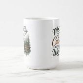 森の中のログハウスにいる気分 コーヒーマグ コーヒーマグカップ (中央)