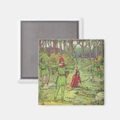 森の中のロビンフード マグネット (正面/裏面)