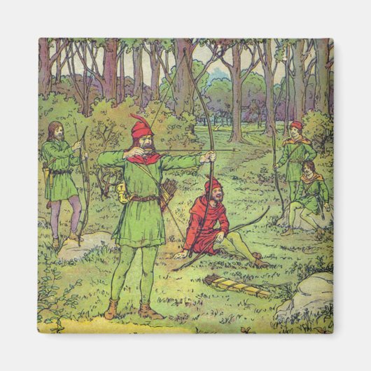 森の中のロビンフード マグネット (正面)