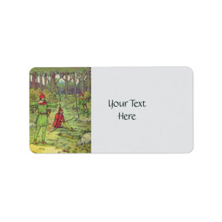 森の中のロビンフード ラベル