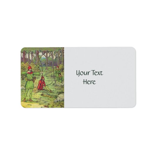 森の中のロビンフード ラベル (正面)