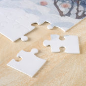 森の中のローワンの木の赤い斑点 ジグソーパズル (側面)