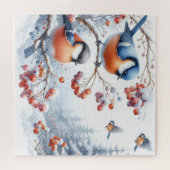 森の中のローワンの木の赤い斑点 ジグソーパズル (横)