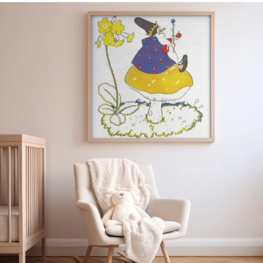 森の中のヴィンテージ・ウィムジカル・ストーリーブック・ウェディング ポスター