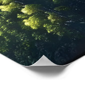 森の中の丘の上の城 | AIアートポスター ポスター (角)