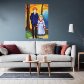 森の中の兄弟姉妹 | AI Art ポスター