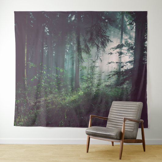 森の中の光 フォトバックドロップ タペストリー (インサイチュ(横))