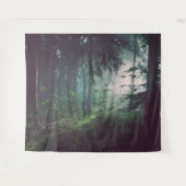 森の中の光 フォトバックドロップ タペストリー (正面(横))