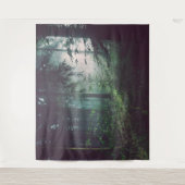 森の中の光 フォトバックドロップ タペストリー (正面)