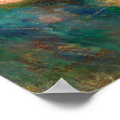 森の中の入浴者 ポスター (角)