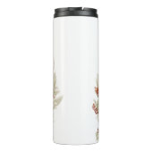 森の中の冬のリスChristms タンブラー (裏面)