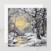 森の中の冬 (正面/裏面)