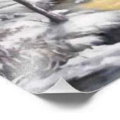 森の中の冬 フォトプリント            (角)