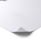 森の中の切り刻み鹿 ポスター (角)