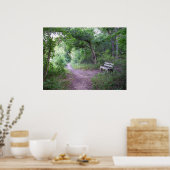 森の中の午後の日陰 ポスター (キッチン)