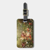 森の中の可愛いキノコの妖精 ラゲッジタグ (正面縦)