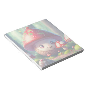 森の中の可愛いトートゥールラッキー ノートパッド