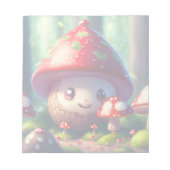 森の中の可愛いトートゥールラッキー ノートパッド (正面)