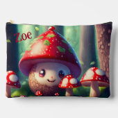 森の中の可愛いトートゥール – 幸運を祈る アクセサリーポーチ (正面)