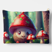 森の中の可愛いトートゥール – 幸運を祈る アクセサリーポーチ (裏面)