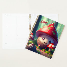 森の中の可愛いトートゥール – 幸運を祈る プランナー手帳