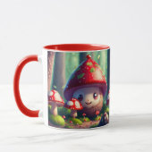 森の中の可愛いトートツール – 幸運のカスタム マグカップ (左)