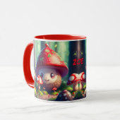 森の中の可愛いトートツール – 幸運のカスタム マグカップ (正面左)