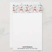 森の中の可愛い鹿お洒落のクリスマス (正面)