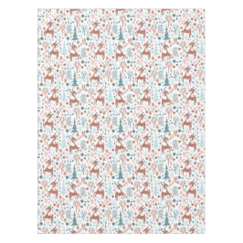 森の中の可愛い鹿お洒落のクリスマス テーブルクロス