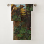 森の中の可愛い鹿 バスタオルセット (インサイチュ)