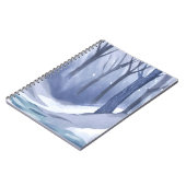 森の中の吹雪 ノートブック (左側)