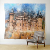 森の中の城 タペストリー (インサイチュ(横))